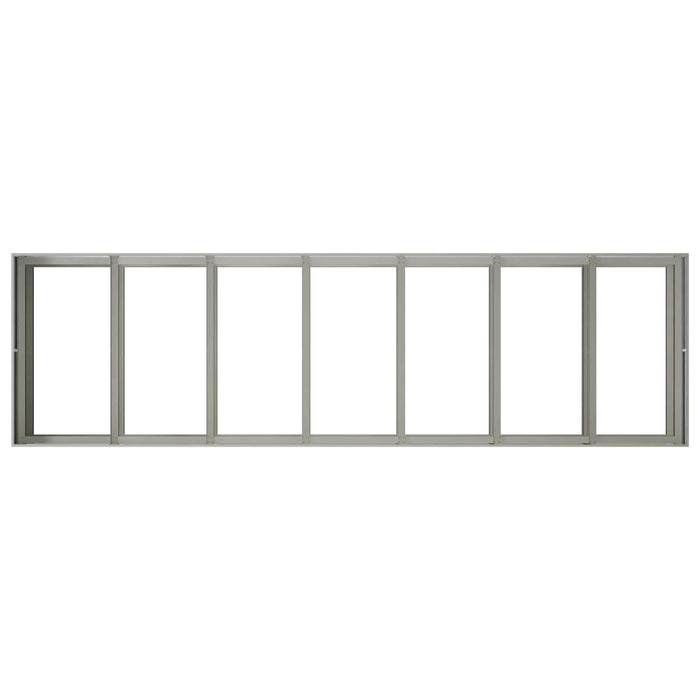 Vază pentru Grădină Argintiu 280 x 80 x 60 cm Oţel inoxidabil - WALTI WALTI