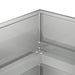 Vază pentru Grădină Argintiu 280 x 80 x 60 cm Oțel Galvanizat - WALTI WALTI