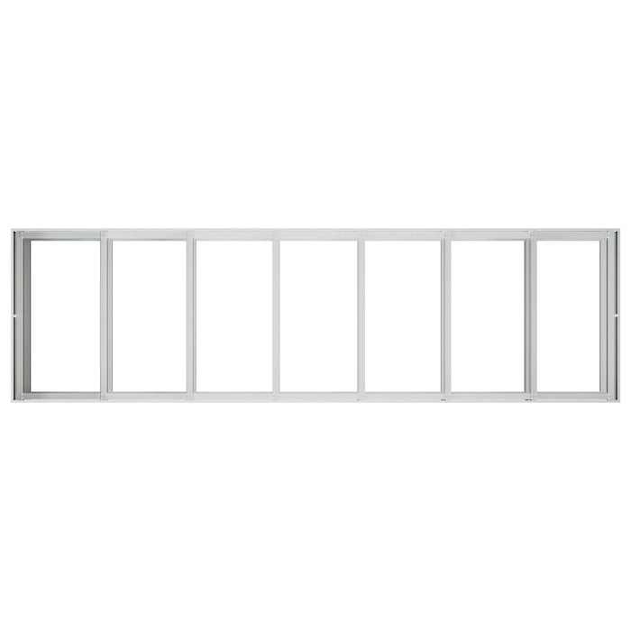 Vază pentru Grădină Argintiu 280 x 80 x 60 cm Oțel Galvanizat - WALTI WALTI