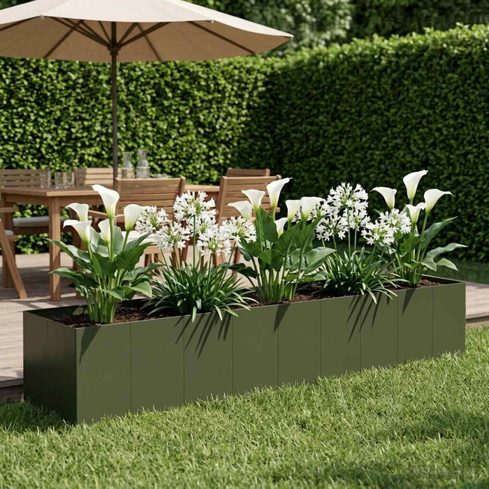 Vază pentru Grădină Verde măsliniu 360 x 80 x 60 cm WALTI