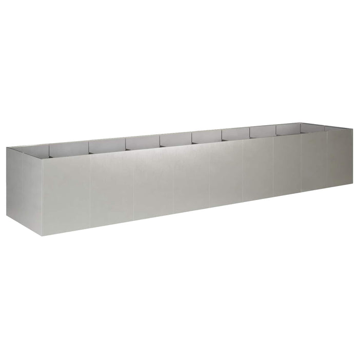 Vază pentru Grădină Argintiu 360 x 80 x 60 cm Oţel inoxidabil WALTI