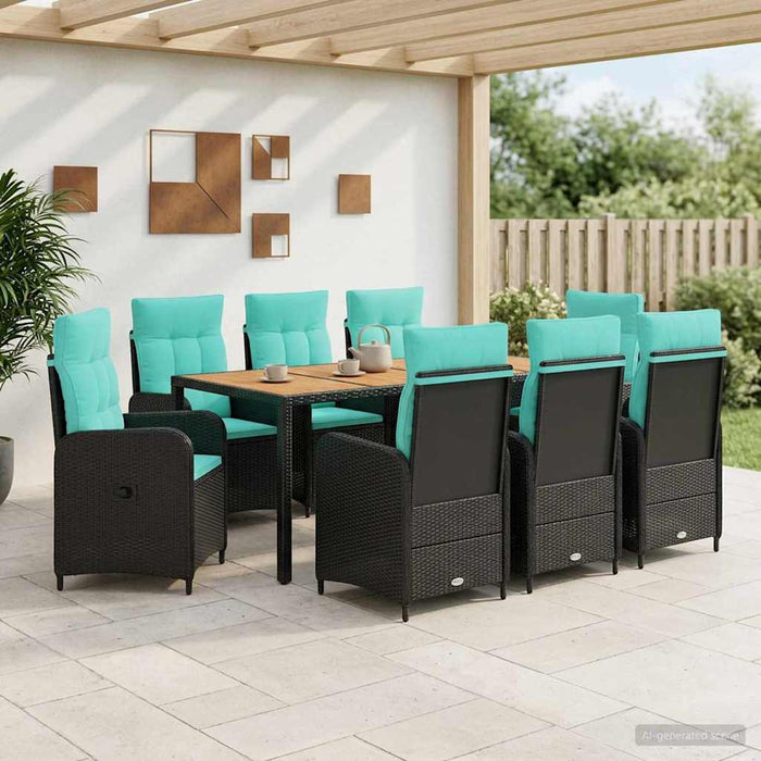 Set dining pentru exterior 9 buc. WALTI