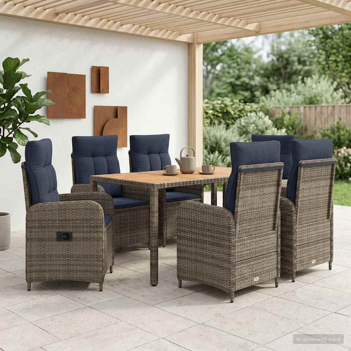 Set dining pentru exterior 7 buc. WALTI