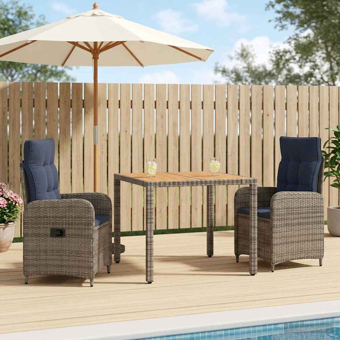 Set dining pentru exterior 3 buc. WALTI