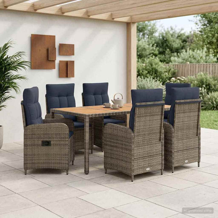 Set dining pentru exterior 7 buc. WALTI