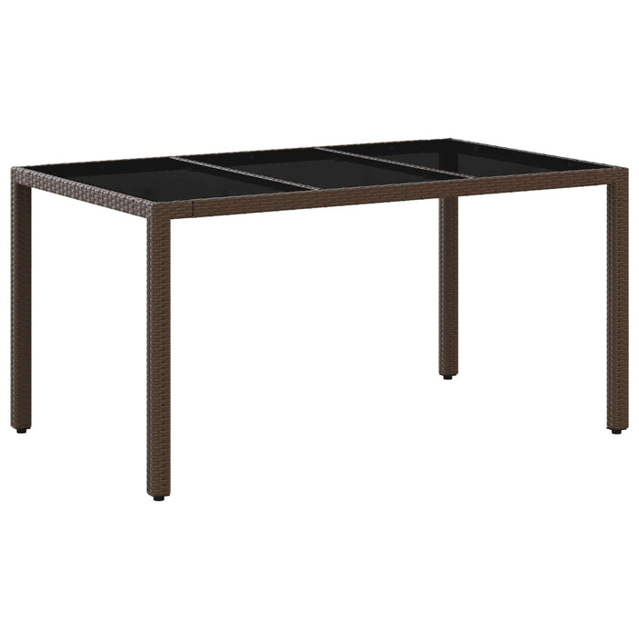 Set dining pentru exterior 7 pcs poliratan WALTI