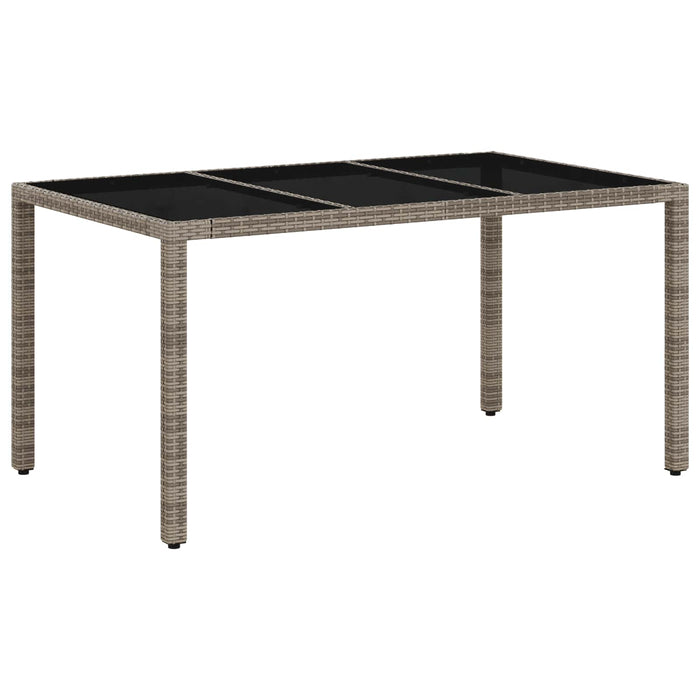 Set dining pentru exterior 5 pcs Gri deschis și gri închis WALTI