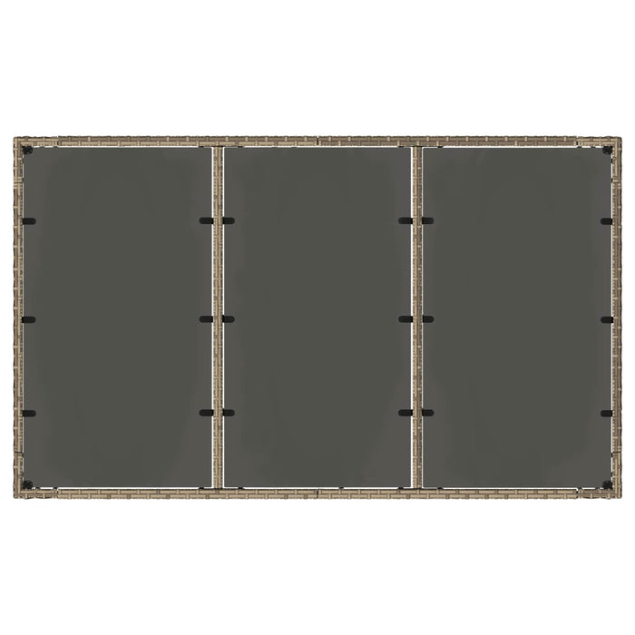 Set dining pentru exterior 7 pcs Gri deschis și gri închis WALTI
