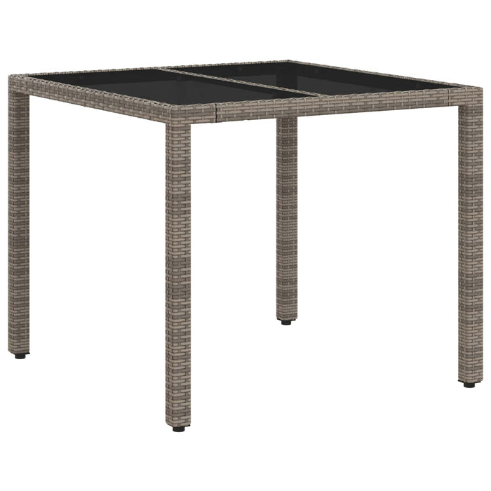 Set dining pentru exterior 5 pcs Gri deschis și gri închis WALTI