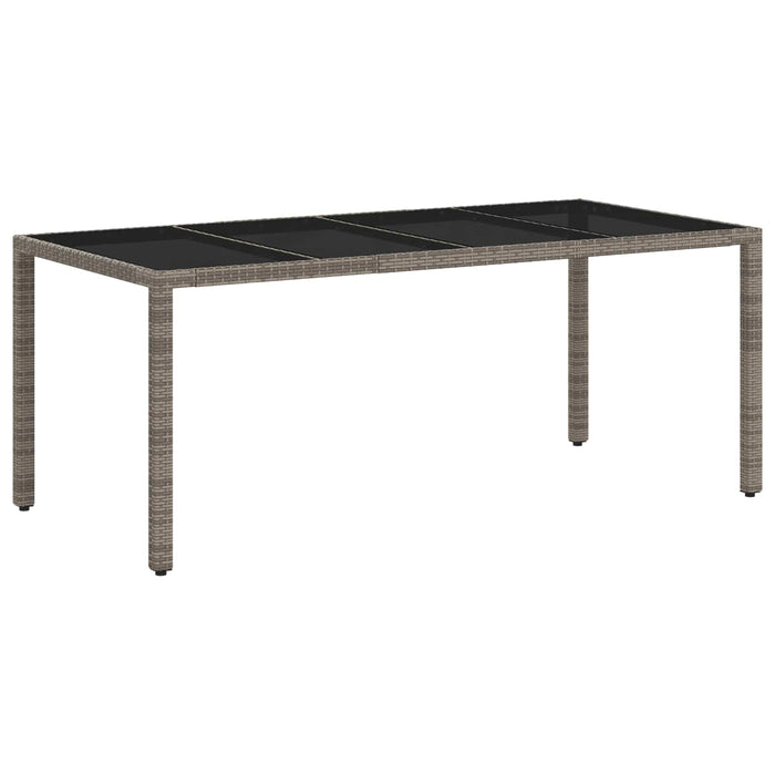 Set dining pentru exterior 9 pcs Gri deschis și gri închis WALTI