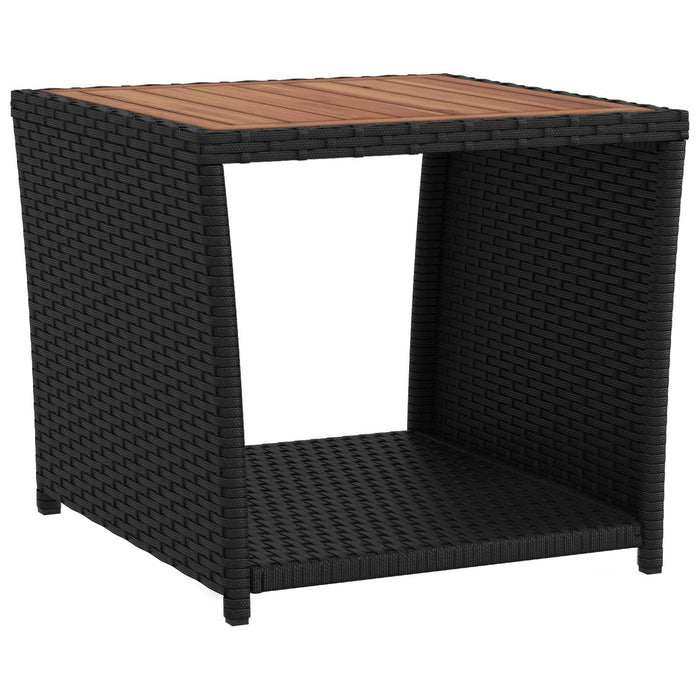 Set de lounge pentru grădină 2 buc. Negru WALTI