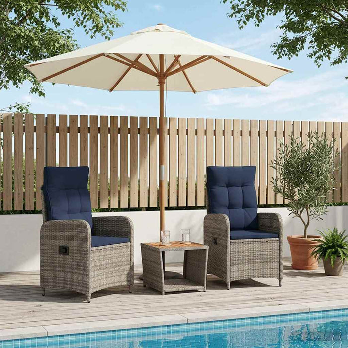 Set de lounge pentru grădină 3 buc. WALTI