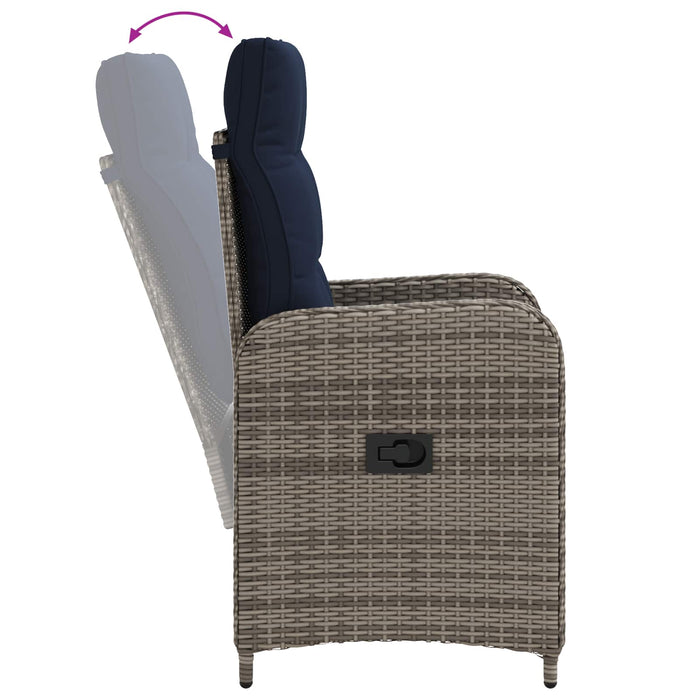 Set de lounge pentru grădină 2 buc. WALTI