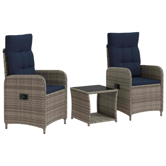 Set de lounge pentru grădină 3 buc. WALTI