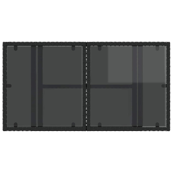Set dining pentru exterior 5 pcs poliratan WALTI