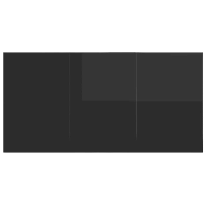 Set masă de canapea cu pernă cu pernă 5 pcs Negru WALTI