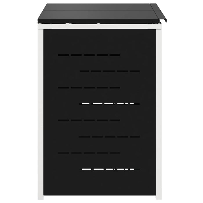 Depozitare pentru Containere cu Roți Negru Oţel inoxidabil WALTI