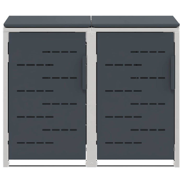 Depozitare pentru Containere cu Roți Antracit Oţel inoxidabil WALTI