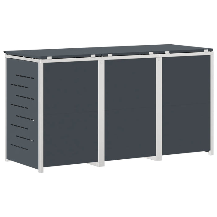 Depozitare pentru Containere cu Roți Antracit Oţel inoxidabil WALTI
