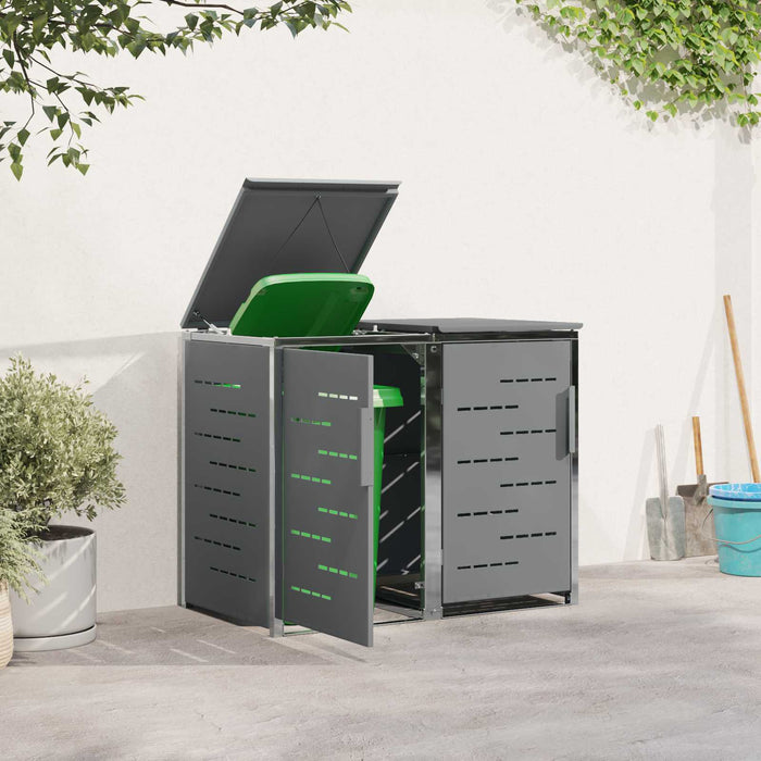 Depozitare pentru Containere cu Roți Gri 138 x 77,5 x 112,5 cm WALTI