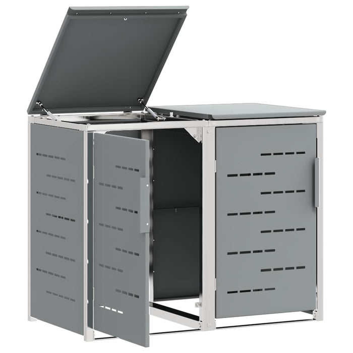 Depozitare pentru Containere cu Roți Gri 138 x 77,5 x 112,5 cm WALTI