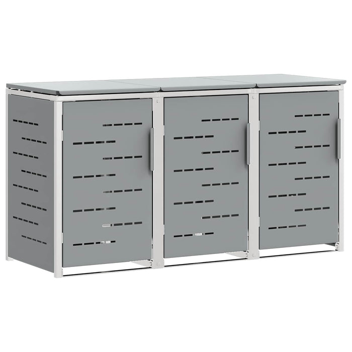 Depozitare pentru Containere cu Roți Oţel inoxidabil Gri WALTI