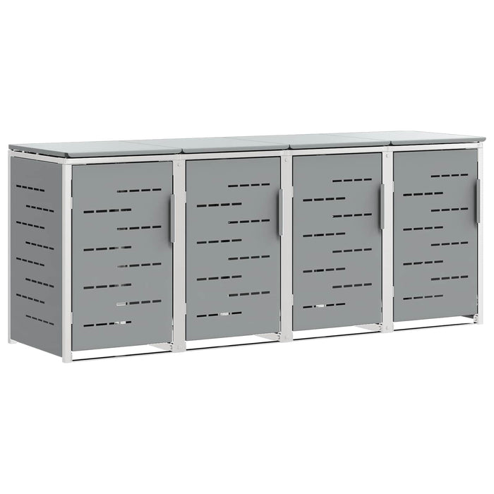 Depozitare pentru Containere cu Roți Oţel inoxidabil Gri WALTI