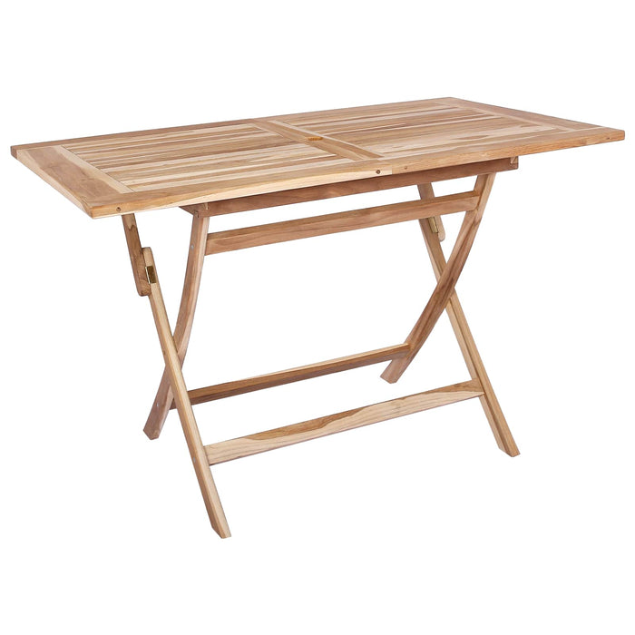 Set de Mobilier pentru Grădină 5 buc. natural Lemn solid de tec WALTI