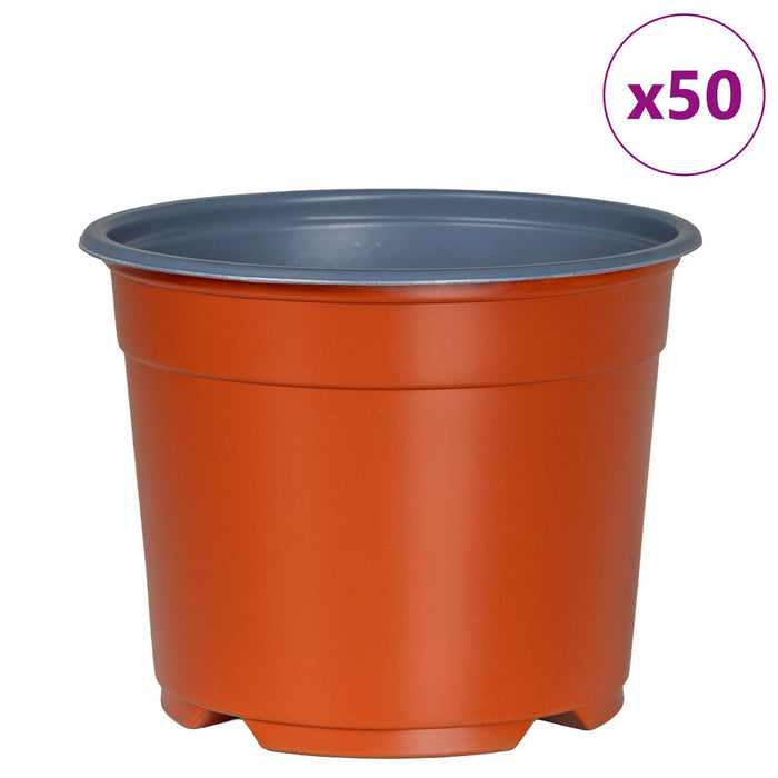 Vaza pentru flori 50 pcs Terracota Ø 15 x 12.5 cm Plastic - WALTI WALTI
