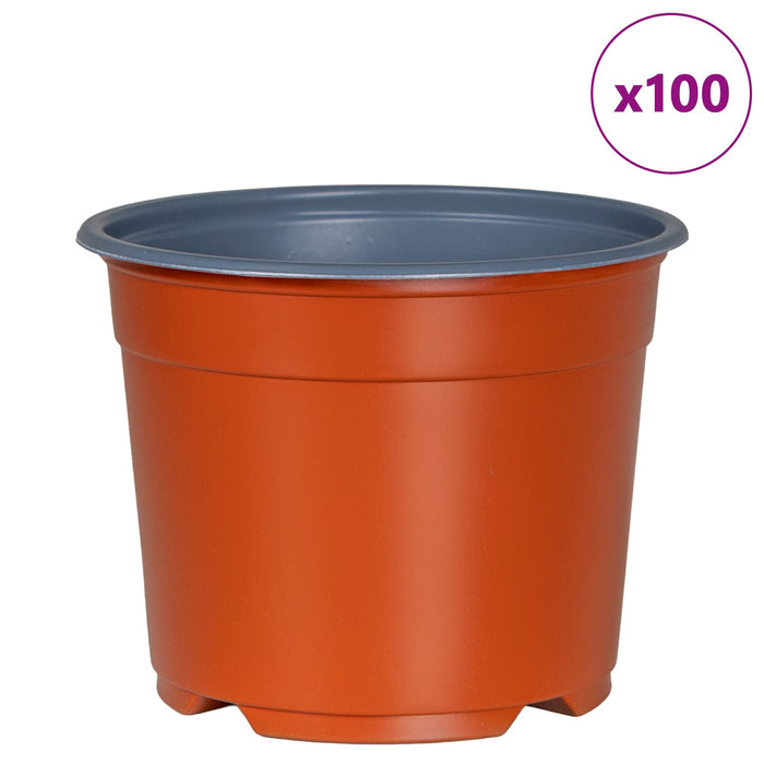 Vaza pentru flori 100 pcs Terracota Ø 15 x 12.5 cm Plastic - WALTI WALTI