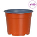 Vaza pentru flori 100 pcs Terracota Ø 15 x 12.5 cm Plastic - WALTI WALTI