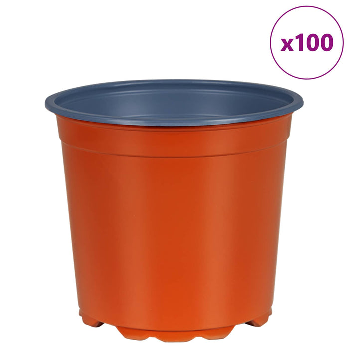Vaza pentru flori 100 pcs Terracota Ø 15 x 13 cm Plastic - WALTI WALTI