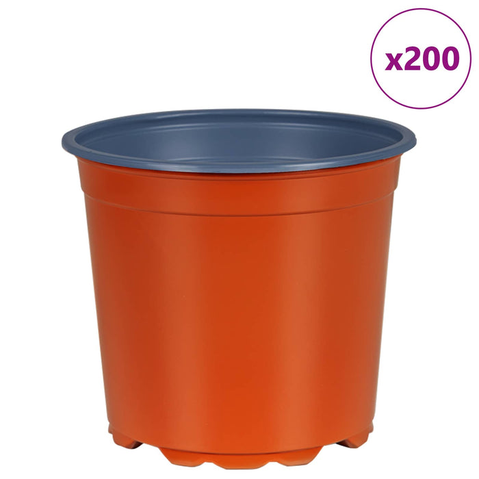 Vaza pentru flori 200 pcs Terracota Ø 15 x 13 cm Plastic - WALTI WALTI