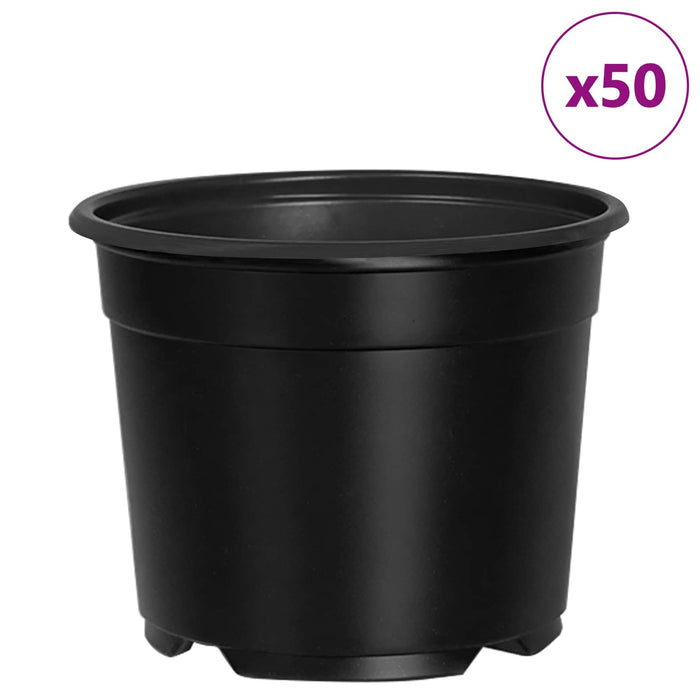Vaza pentru flori 50 pcs Negru Ø 15 x 12.5 cm Plastic - WALTI WALTI