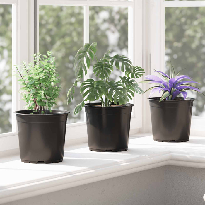 Vaza pentru flori 200 pcs Negru Ø 15 x 13 cm Plastic - WALTI WALTI