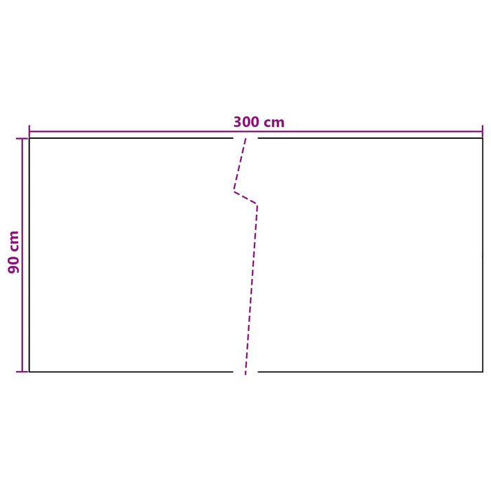Ecran de balcon Gri închis 300 x 90 cm poliratan - WALTI WALTI