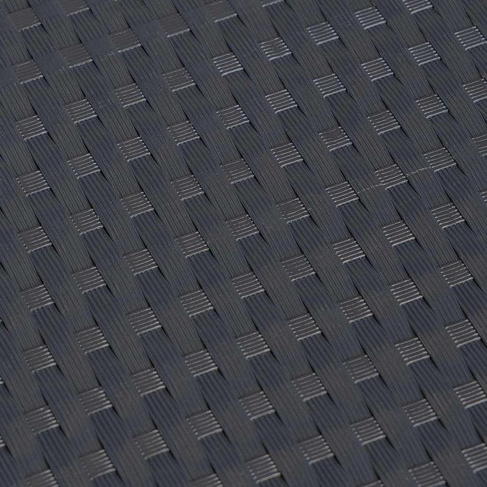 Ecran de balcon Gri închis 500 x 80 cm poliratan - WALTI WALTI
