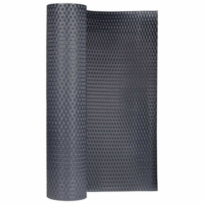 Ecran de balcon Gri închis 500 x 80 cm poliratan - WALTI WALTI