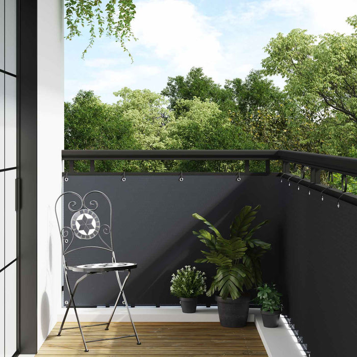 Ecran pentru balcon cu găici Antracit - WALTI WALTI