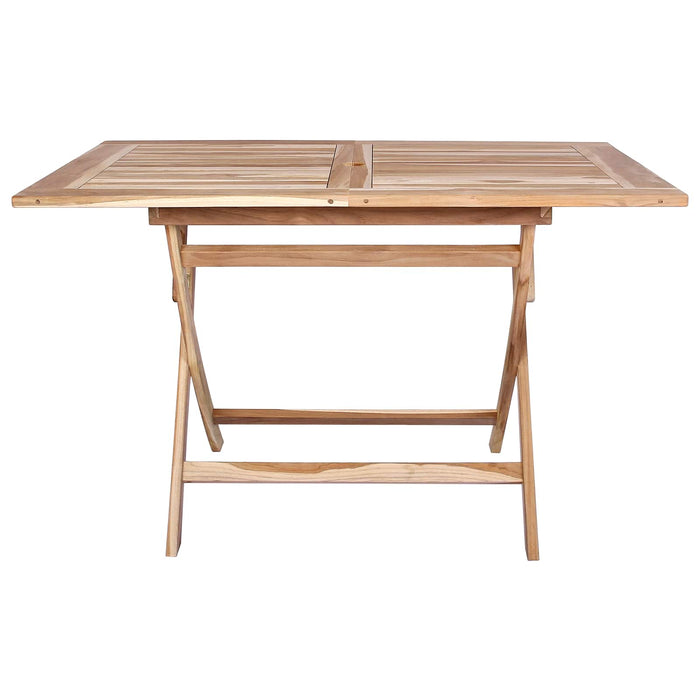 Masă pliabilă de grădină natural 120 x 70 x 75,5 cm WALTI