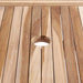 Masă pliabilă de grădină natural 160 x 80 x 76 cm - WALTI WALTI
