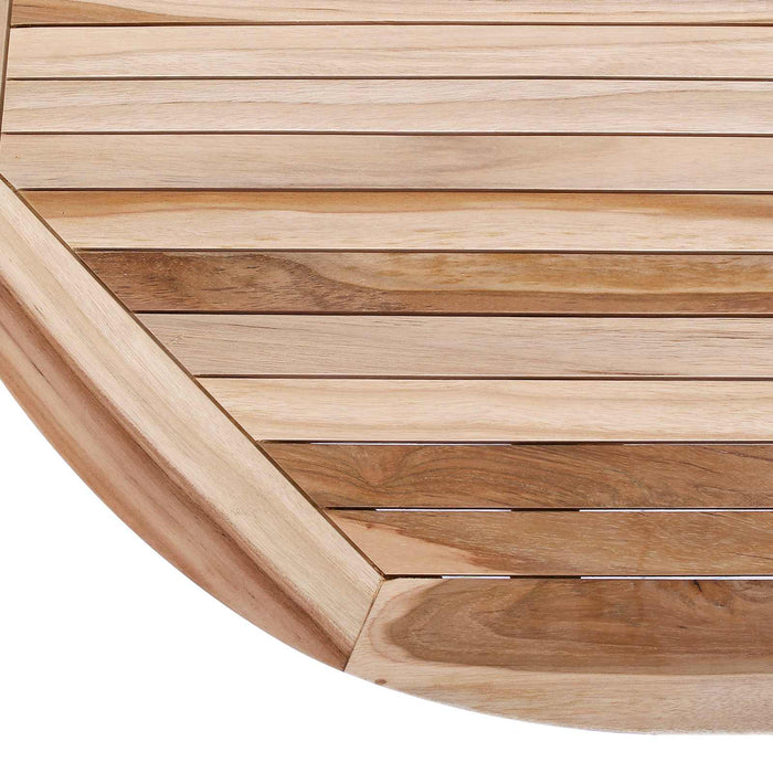 Masă pliabilă de grădină natural 160 x 80 x 76 cm - WALTI WALTI