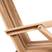 Scaun de grădină pliant 2 buc. natural Lemn solid de tec - WALTI WALTI