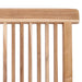 Scaun de grădină pliant 3 buc. natural Lemn solid de tec - WALTI WALTI