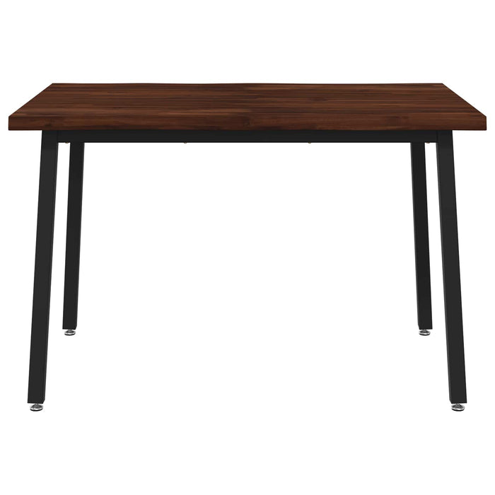 120 x 70 x 75 cm Lemn Solid de Acacia Maro închis și Negru WALTI