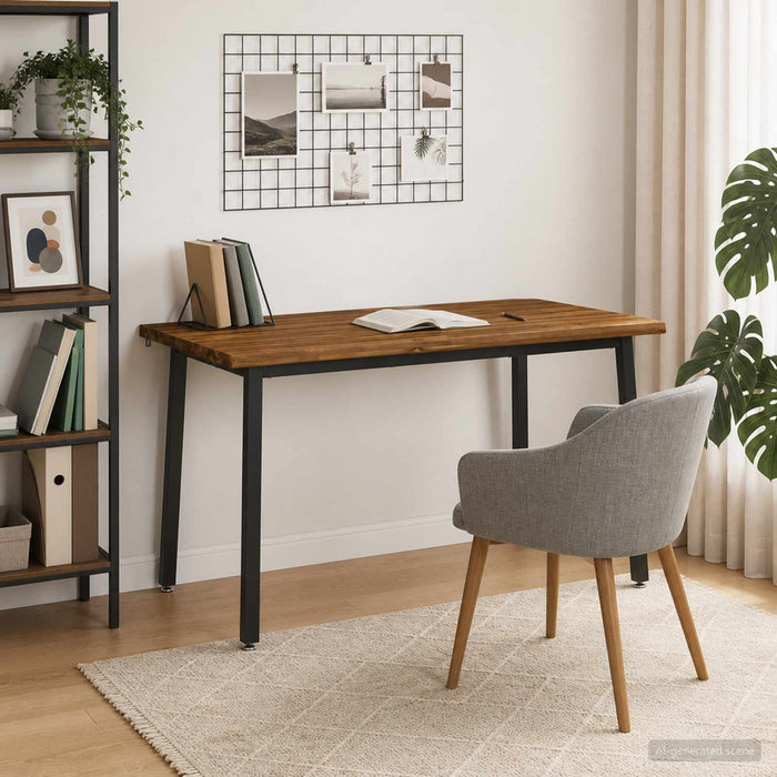 Masa de dining cu margine vie 140 x 90 x 75 cm natural WALTI