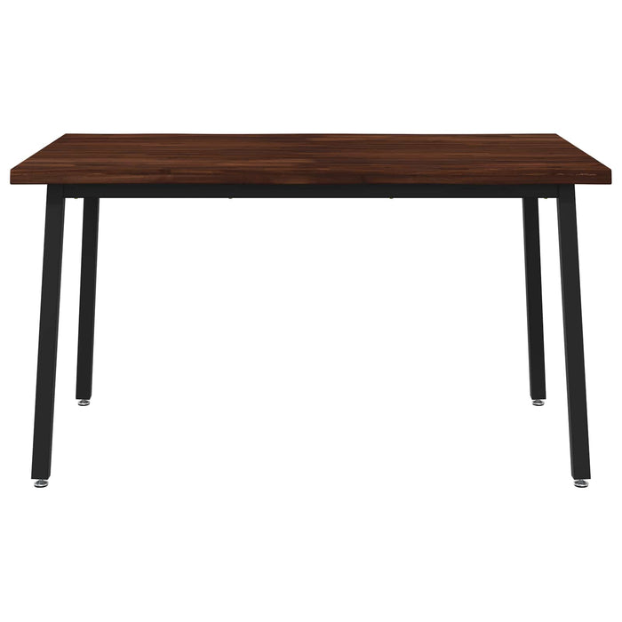120 x 90 x 75 cm Lemn Solid de Acacia Maro închis și Negru WALTI