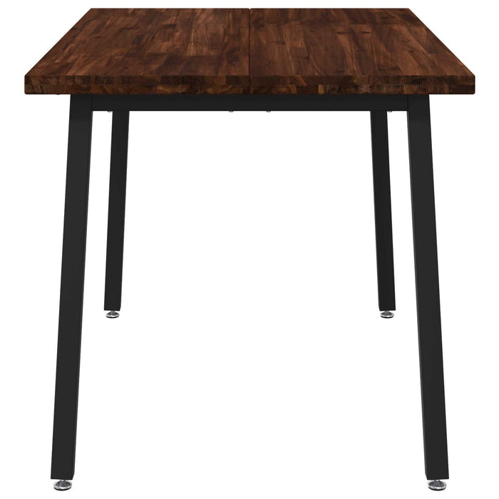 Masă de dining pătrată 120 x 90 x 75 cm Lemn Solid de Acacia - WALTI WALTI