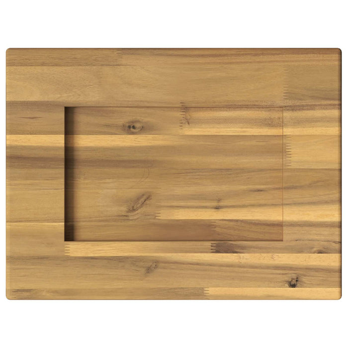 Blat de masă dreptunghiular 90 x 50 x 3,5 cm Dreptunghiular Alb WALTI