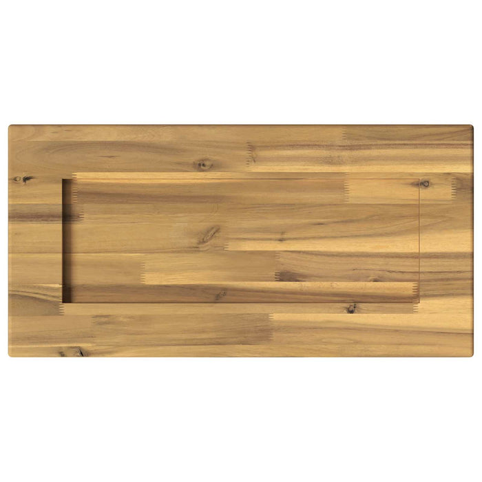 Blat de masă dreptunghiular 90 x 50 x 3,5 cm Dreptunghiular Alb WALTI
